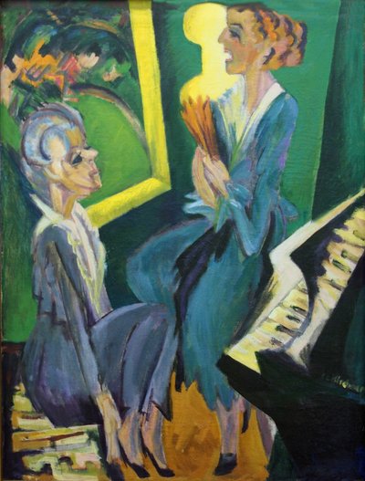 Music Room by Ernst Ludwig Kirchner